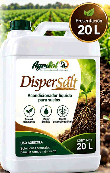 Dispersalt, acondicionador líquido para suelos