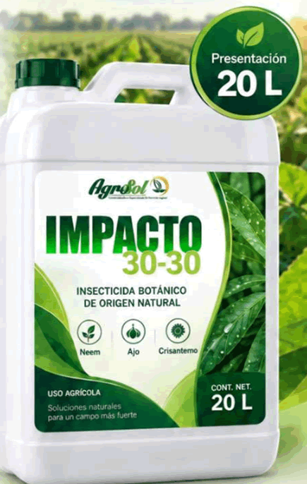 Impacto 30-30, insecticida botánico de origen natural